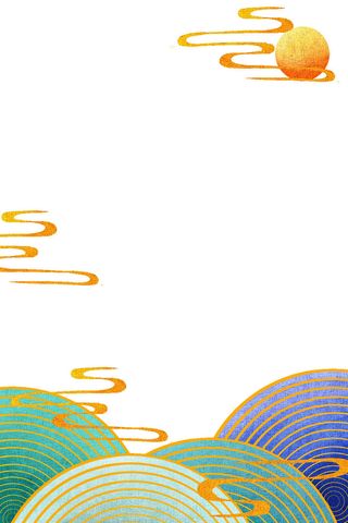 中式古典国潮来袭海报展板宣传背景图PSD设计PS模板素材