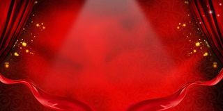 红色喜庆展板背景