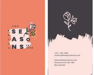 精美国外名片设计模板矢量素材