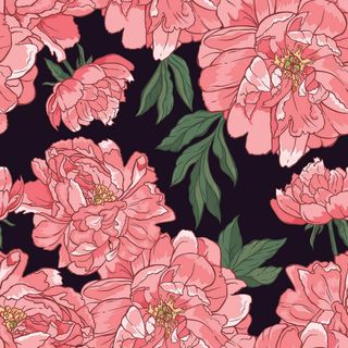 花卉唯美手绘花朵面料纹理手机壳布料面料印花服装矢量图案素材