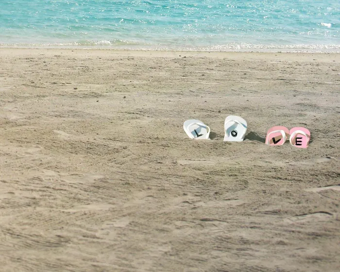 夏季夏天海边沙滩拖鞋