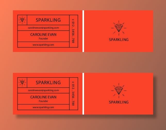 精美国外名片设计模板矢量素材