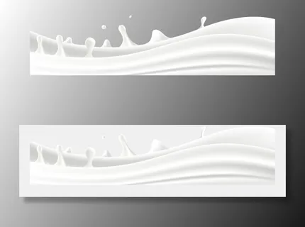 免扣喷溅的牛奶