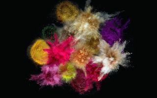 色彩飞溅艺术图片