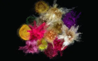 色彩飞溅艺术图片
