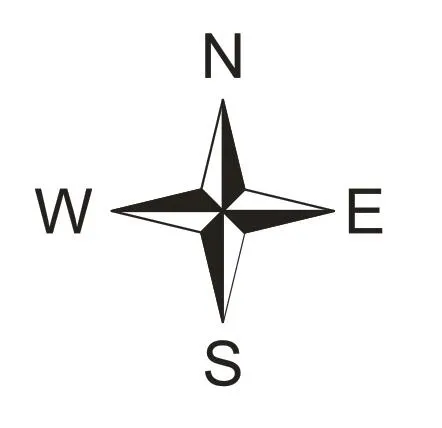 矢量方位标cdr矢量模版下载