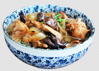 小鸡炖蘑菇免扣素材