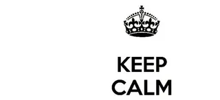 保持冷静 PNG免抠