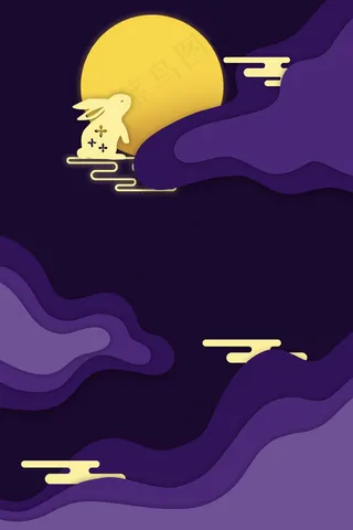 中秋节背景图案 