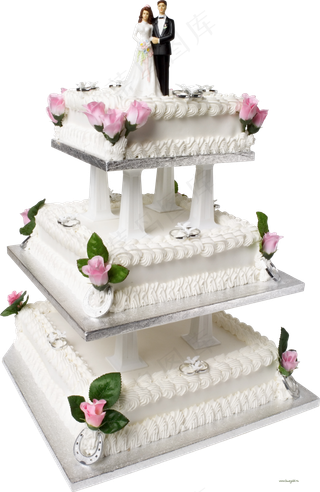 免抠结婚蛋糕生日蛋糕实物摄影