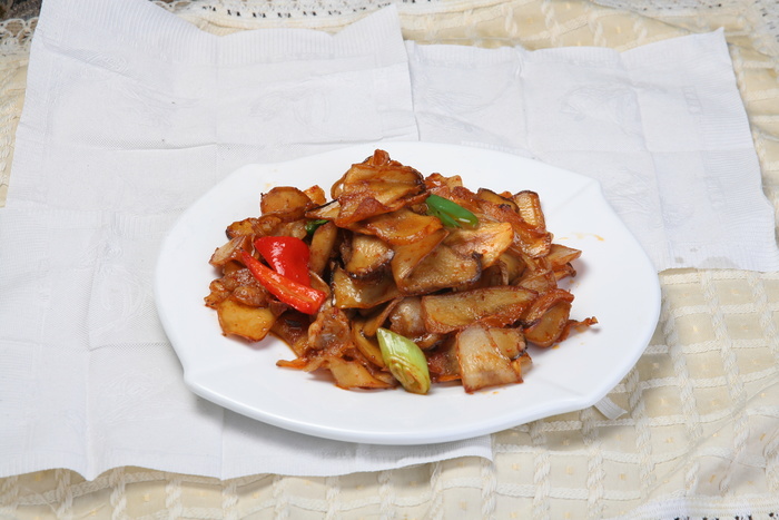 35干焗杏鲍菇  香辣虾