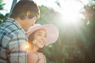 浪漫恋人清新外拍写真摄影