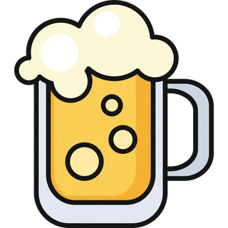 啤酒杯装饰元素