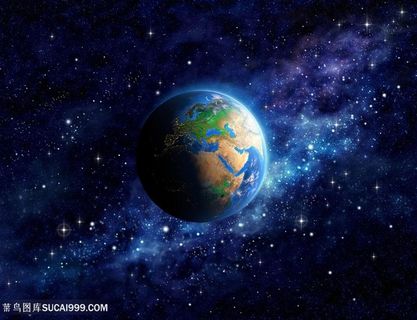 高清科幻地球全景图