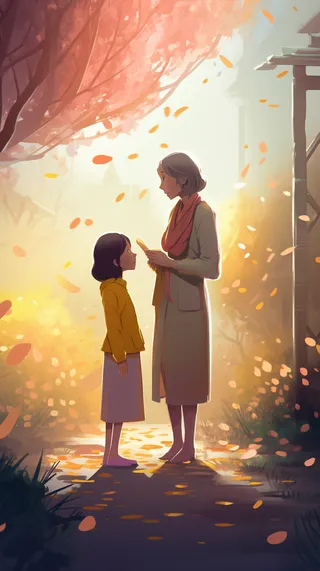 母亲 温馨 节日 爱护 温柔