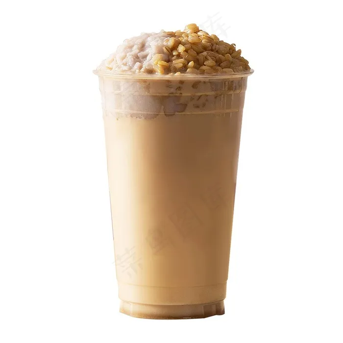 燕麦糯米冷饮奶茶图片（PNG免抠图）饮料图片
