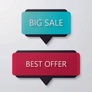 免抠标签矢量素材