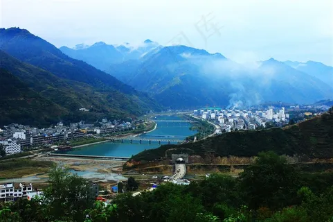 竹林关美丽风光摄影图片 竹林关美丽风光摄影图片