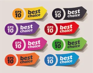 免抠促销标签设计