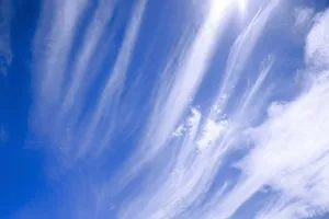 天空蓝色天空白云晴朗天空蓝天