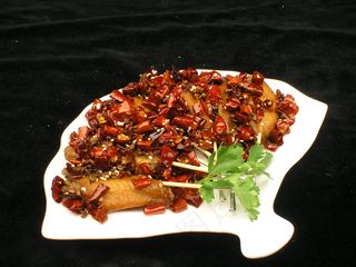 家常菜|美食|菜谱|菜单|0187辣子鸡中翅d