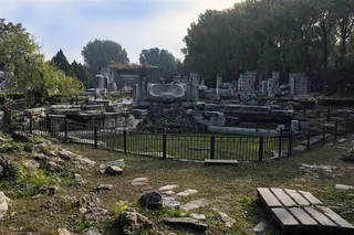 北京圆明园遗址公园摄影素材
