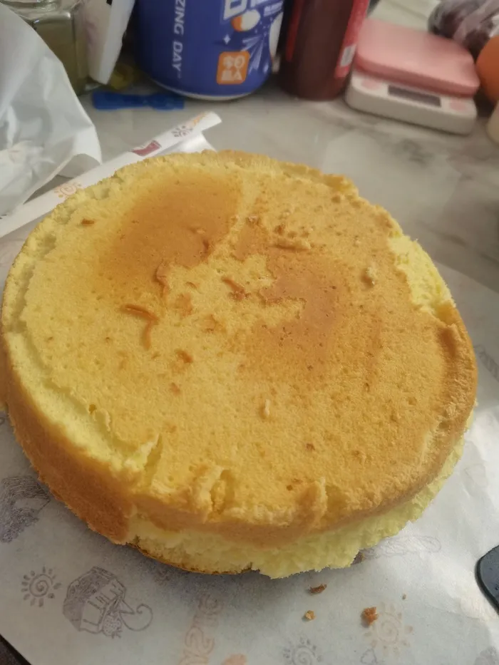 戚风蛋糕古早蛋糕菜谱菜品实拍图片