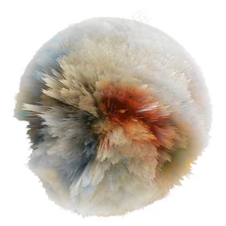 创意立体爆炸颜料设计高清图片