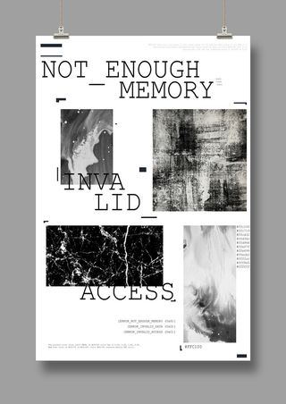 国外时尚 潮流海报 英文PSD海报