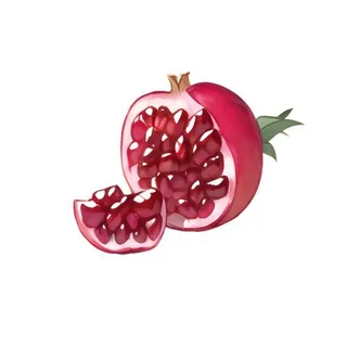 石榴水果免抠