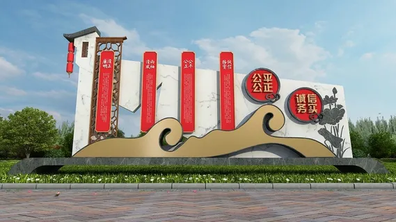 廉政党建文化墙