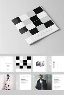 高端大气企业画册psd模板