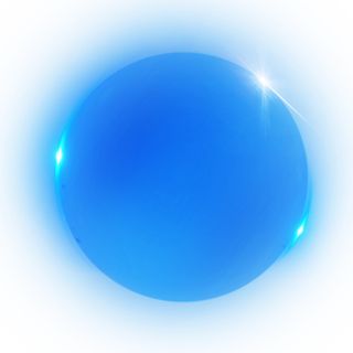 蓝色光晕圆圈科技光环