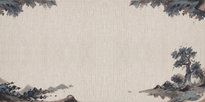 水墨风背景psd模版下载