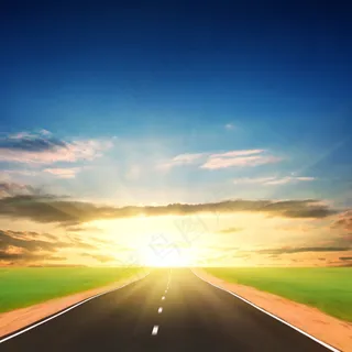 高清公路天空图片下载