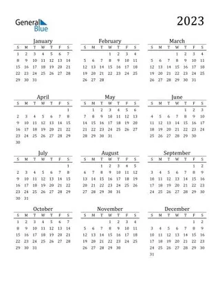 2023 年日历 PNG免抠