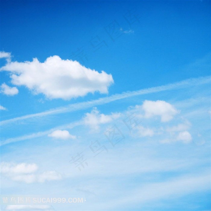 高清蓝天白云天空素材图片下载