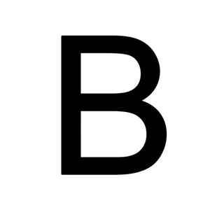 字母B PNG免抠