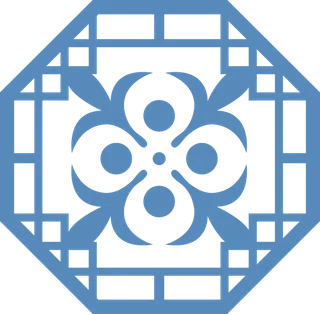 简约风中式传统图案窗花贴画镂空窗户瓷砖PNG免扣图片素材 (95)