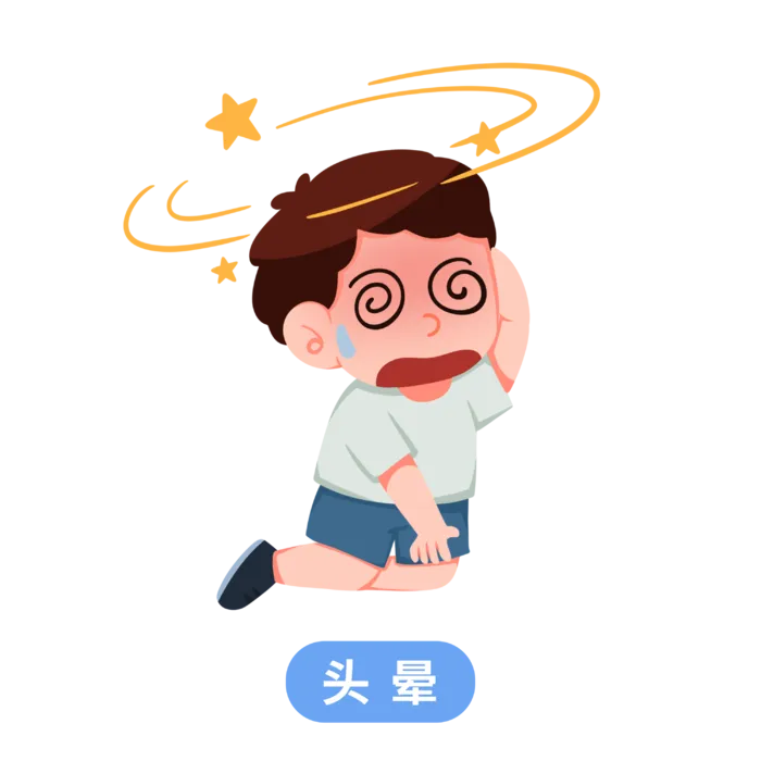 卡通夏季预防中暑科普医疗插画