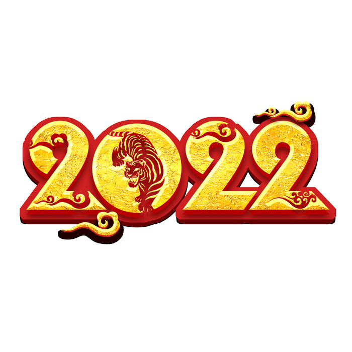 2022虎年新年国潮手写艺术字体春节海报数字设计png免扣图psd素材psd模版下载