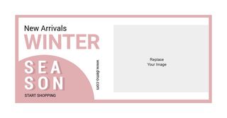 广告销售粉色横幅素材