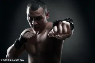 打拳击的人物高清