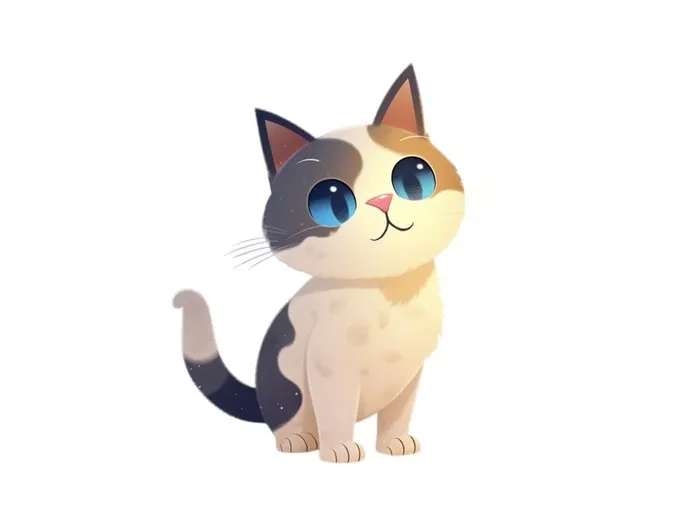 猫咪装饰黑色系元素(1264x944)