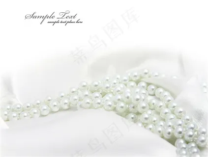 珍珠项链图片素材