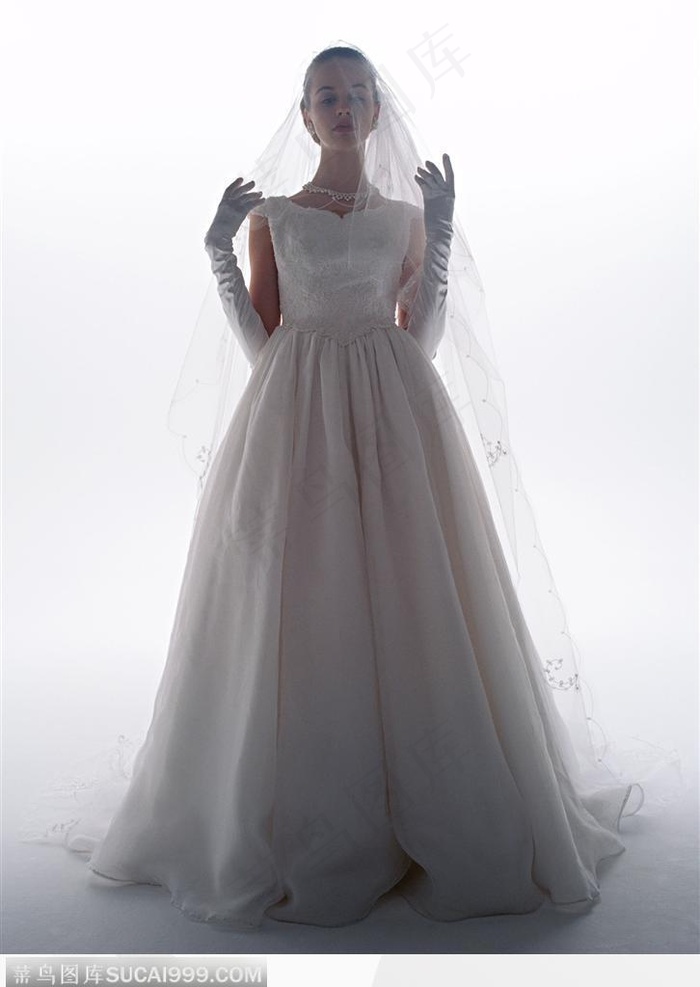 婚礼物语-双手举起的美女