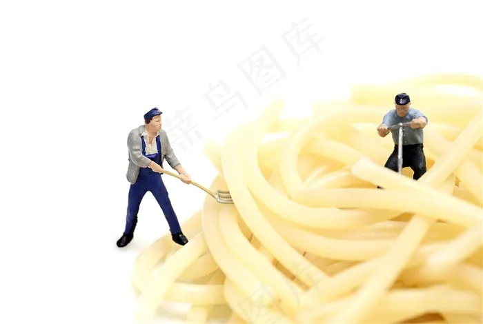 做面条人物模型高清图片