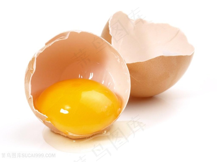 打开的鸡蛋食物高清图片
