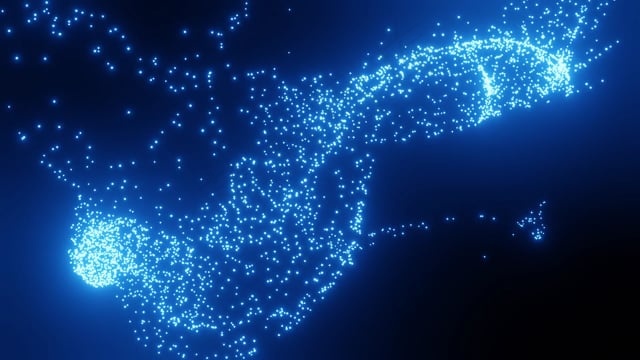 粒子, 迪斯科舞厅, 光, 多彩, 染, 积分, 光效果