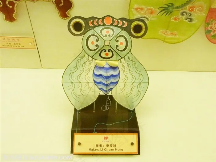 风筝之都 山东潍坊风筝博物馆 蝉风筝写真图片